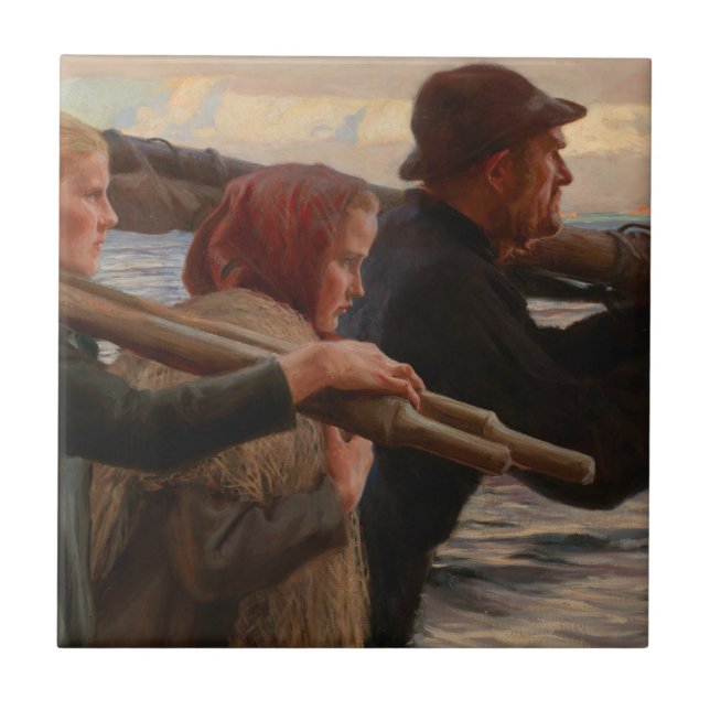 Albert Edelfelt - In the Outer Archipelago Tile (Front)