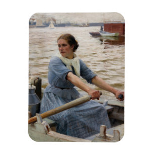 Albert Edelfelt - La Laitiere Magnet