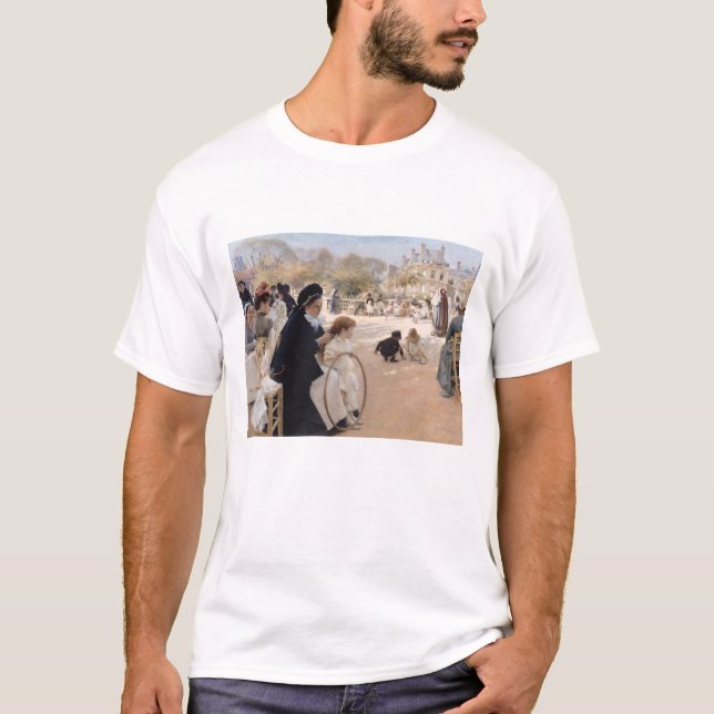 Albert Edelfelt - Luxembourg Gardens, Paris T-Shirt (Front)