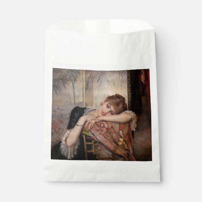 Albert Edelfelt - The Parisienne / Virginie Favour Bags (Front)