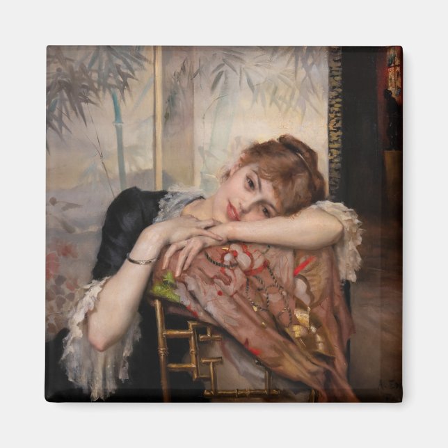 Albert Edelfelt - The Parisienne / Virginie Magnet (Front)