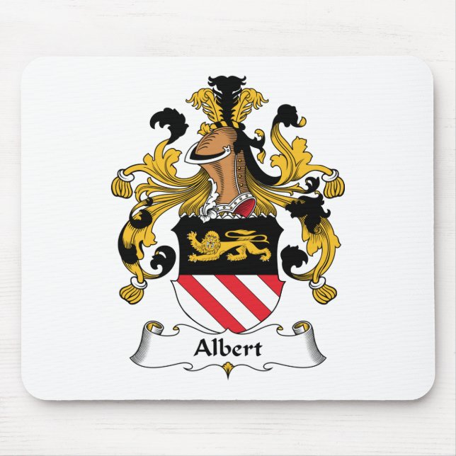Albert Family Crest Mouse Pad (Front)