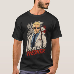 Albert Horror Wesker Art 03 Basic Dark T-Shirt