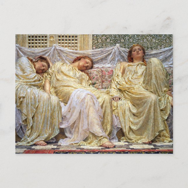 Albert Joseph Moore Dreamers Postcard (Front)