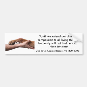 Albert Schweitzer quote Bumper Sticker