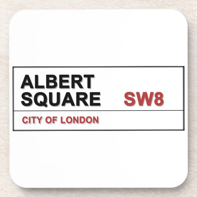 Albert Square London England Coaster (Front)