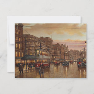 Albert Square Manchester STEVEN SCHOLES Postcard