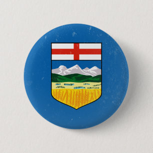 Alberta 6 Cm Round Badge