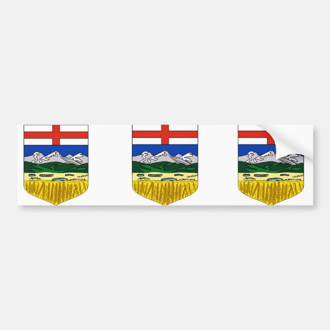 Alberta, Canada Bumper Sticker (Front)