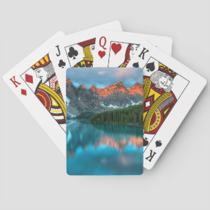 Alberta Canada Lake Louise Summer Adventure Playing Cards