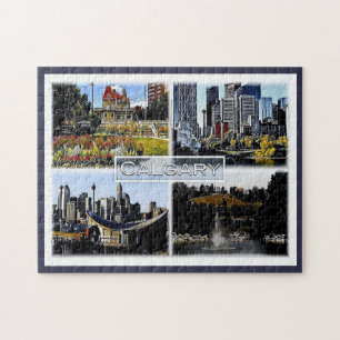 Alberta - Canada - Mosaic - Jigsaw Puzzle