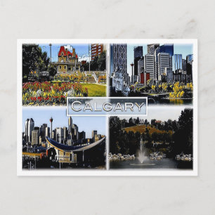 Alberta - Canada - Mosaic - Postcard