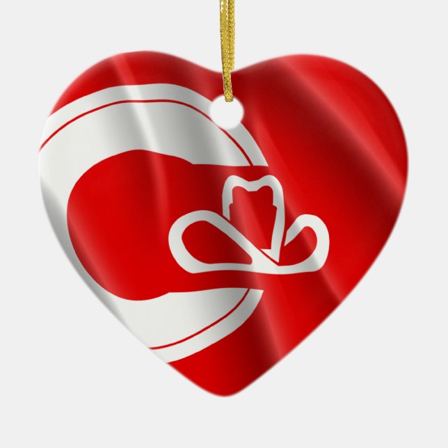 ALBERTA CERAMIC TREE DECORATION (Front)