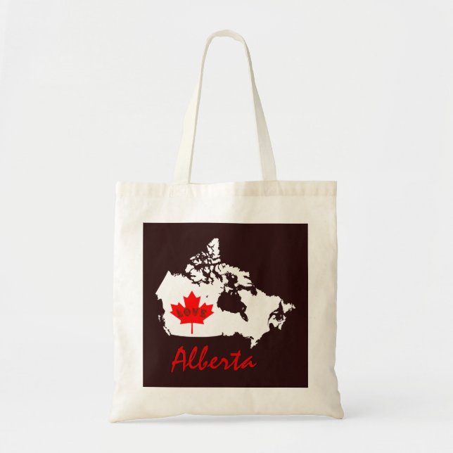 Alberta  Customise Canada Province bag (Front)
