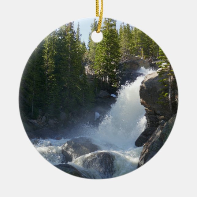 Alberta Falls II Ceramic Tree Decoration (Front)