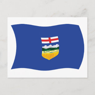 Alberta Flag Postcard