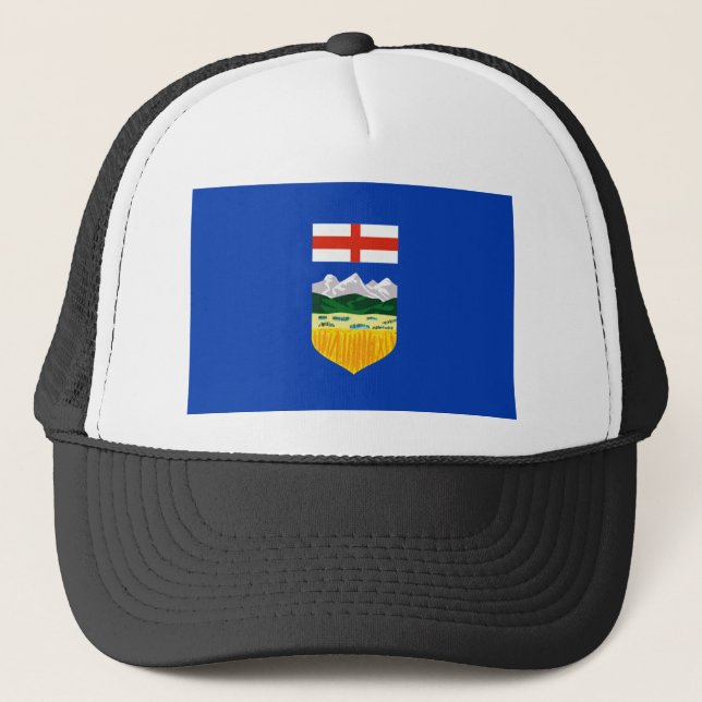 Alberta Flag Trucker Hat (Front)