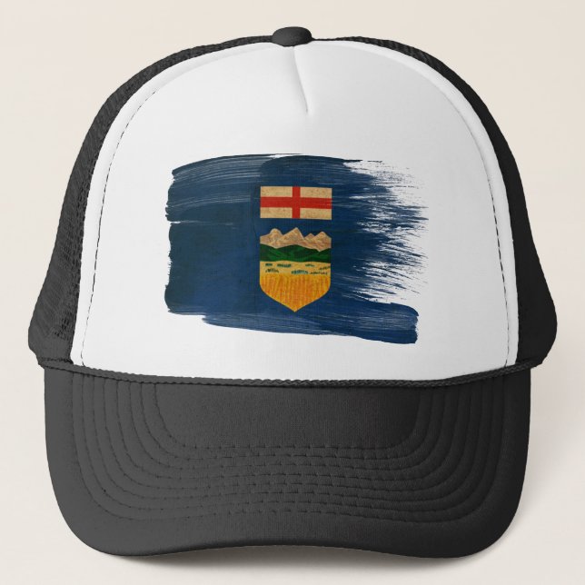 Alberta Flag Trucker Hat (Front)
