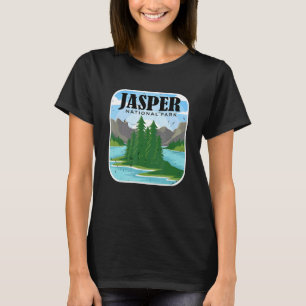 Alberta National Park Jasper Canada Souvenir Campi T-Shirt