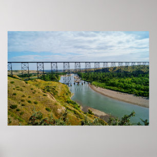 Alberta Railway Icon Poster