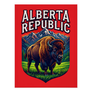 Alberta Republic Poster