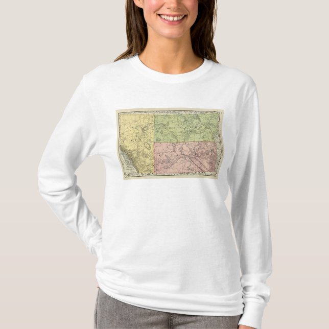 Alberta, Saskatchewan T-Shirt (Front)