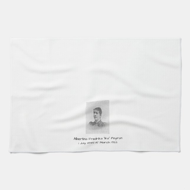 Albertina Fredrika Ika Peyron Tea Towel (Horizontal)