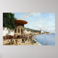 Alberto Pasini Market Day in Constantinople