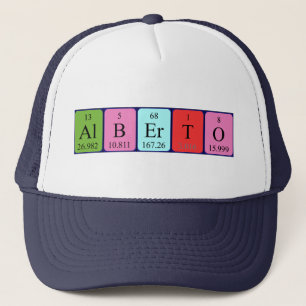 Alberto periodic table name hat