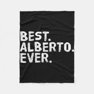 Alberto shirt funny men father's gift idea fleece blanket