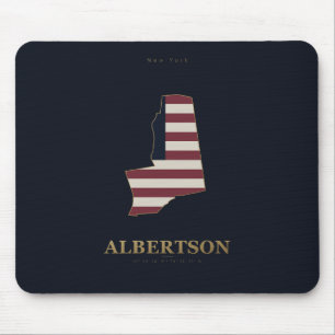 Albertson New York American Silhouette Mouse Pad
