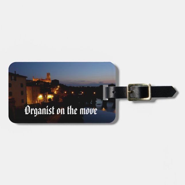 Albi Cathedral Luggage Tag (Front Horizontal)