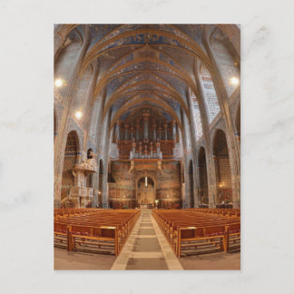 Albi Cathedral Nave Postcard