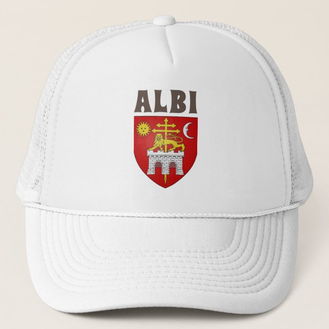 Albi coat of arms, France Trucker Hat (Front)