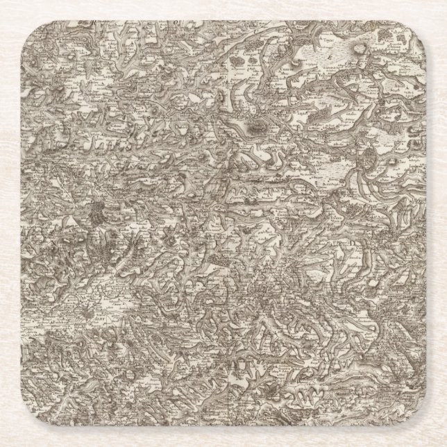 Albi Square Paper Coaster (Front)