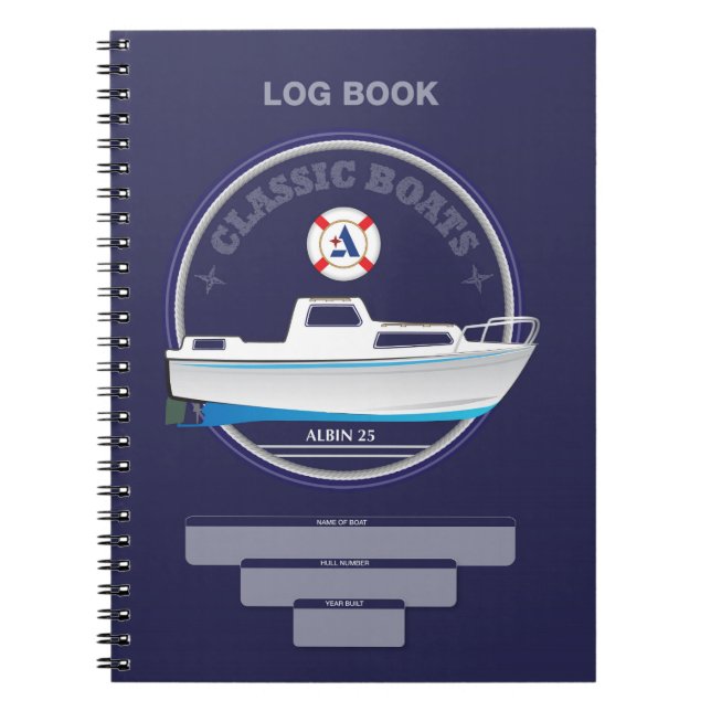 Albin 25 Log Notebook (Front)