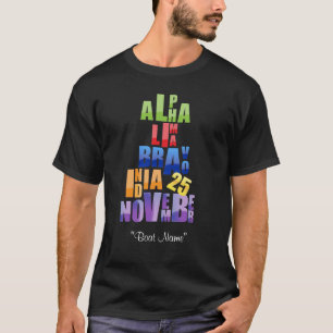 Albin 25 Phonetic Alphabet T-Shirt