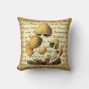Albin Schmalfuß ~ Glimmertintling-1~ Mushrooms Cushion