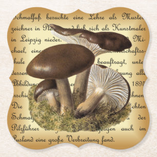 Albin Schmalfuß ~ Märzschneckling-1 ~ Mushrooms ~  Paper Coaster