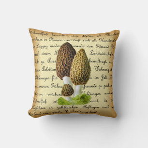 Albin Schmalfuß ~ Spitzmorchel-1~ Mushrooms ~ Cushion