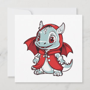 Albino Dragon in Red