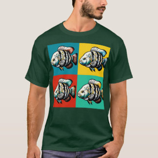 Albino Tiger Barb Cool Tropical Fish T-Shirt