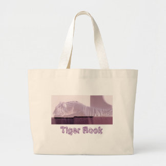 Albino Tiger Large Tote Bag