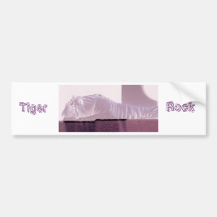 Albino Tiger/Tiger Rock Bumper Sticker