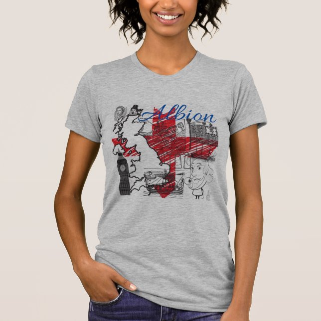 Albion - For the Love of England T-Shirt (Front)