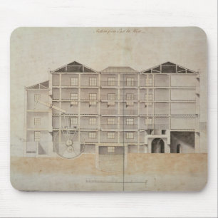 Albion Mill, section from east to west Mouse Pad