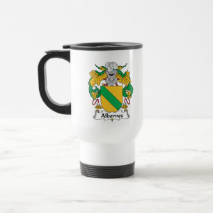 Albornoz Family Crest Travel Mug