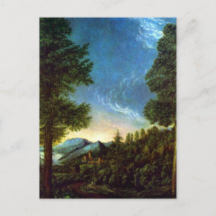 Albrecht Altdorfer Danube landscape Regensburg Postcard