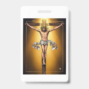 Albrecht Dürer 1505 Christ on the Cross badge ID Badge