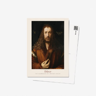 Albrecht Dürer Durer Self portrait 1500 Exhibition Postcard